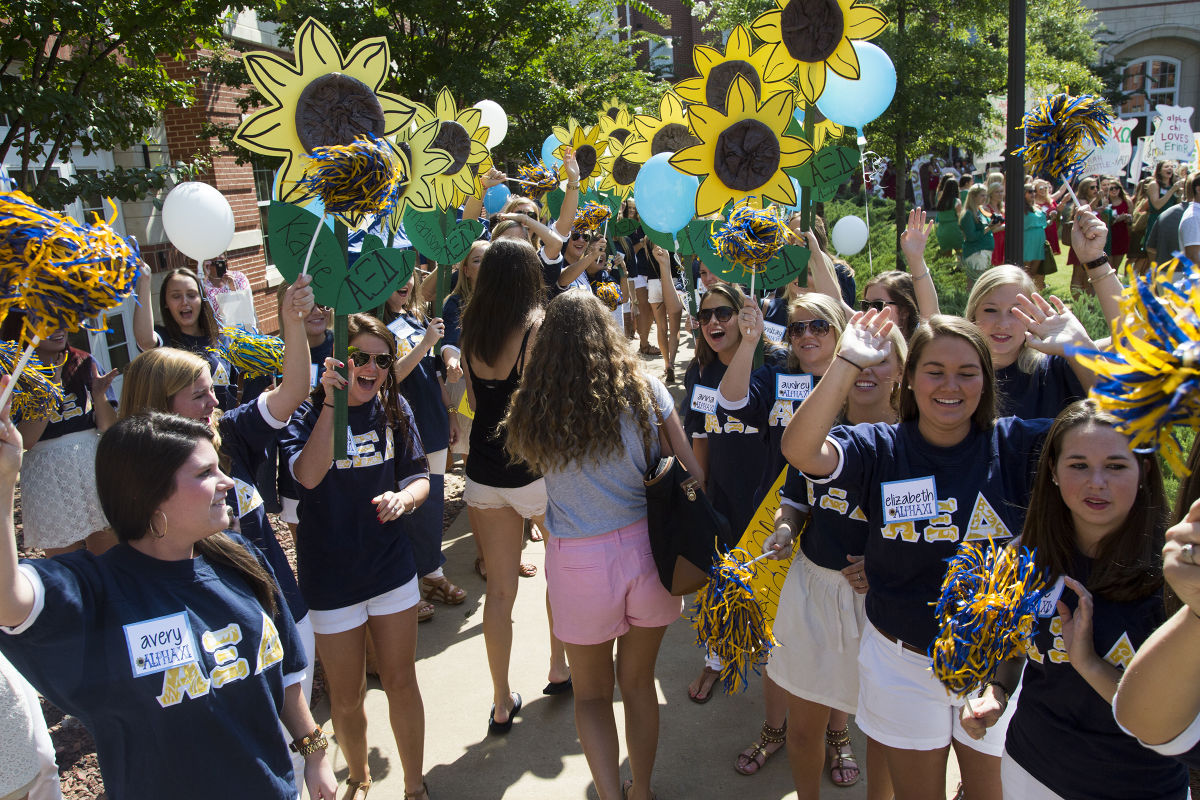 Auburn University bid day 2014